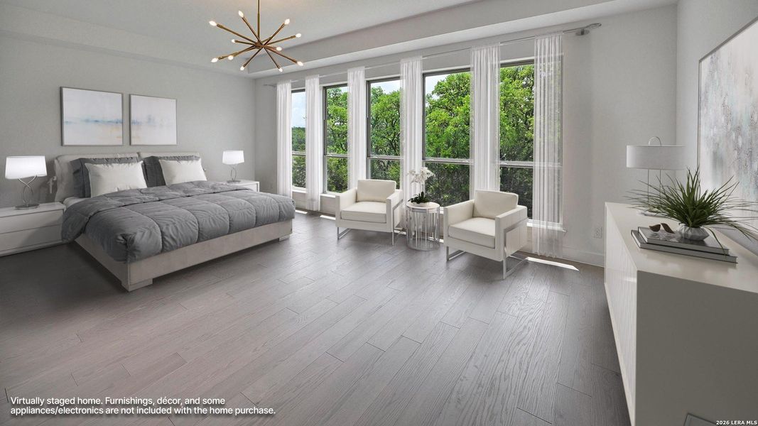 Furnished interior view inside a new home in George's Ranch, Boerne (Image 17).