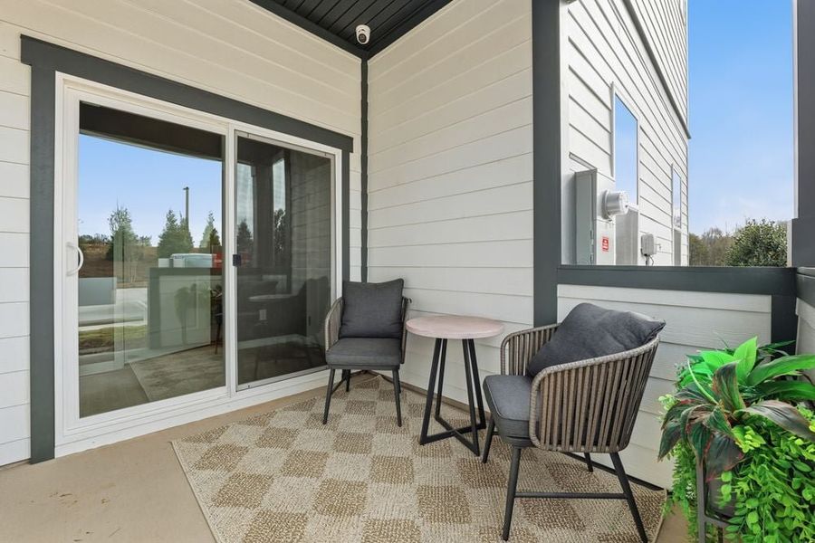 Representative exterior details of a home built from the Avon by Taylor Morrison in Terraces at the Exchange, Indian Land (Image 3).