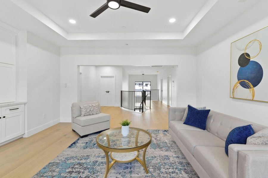 Furnished interior view inside a new home in , Bellaire (Image 29). Furnished interior view inside a new home in , Bellaire (Image 29).