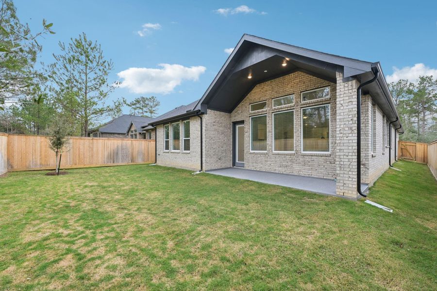 Exterior details and patio area of a home in , Montgomery (Image 25). Exterior details and patio area of a home in , Montgomery (Image 25).