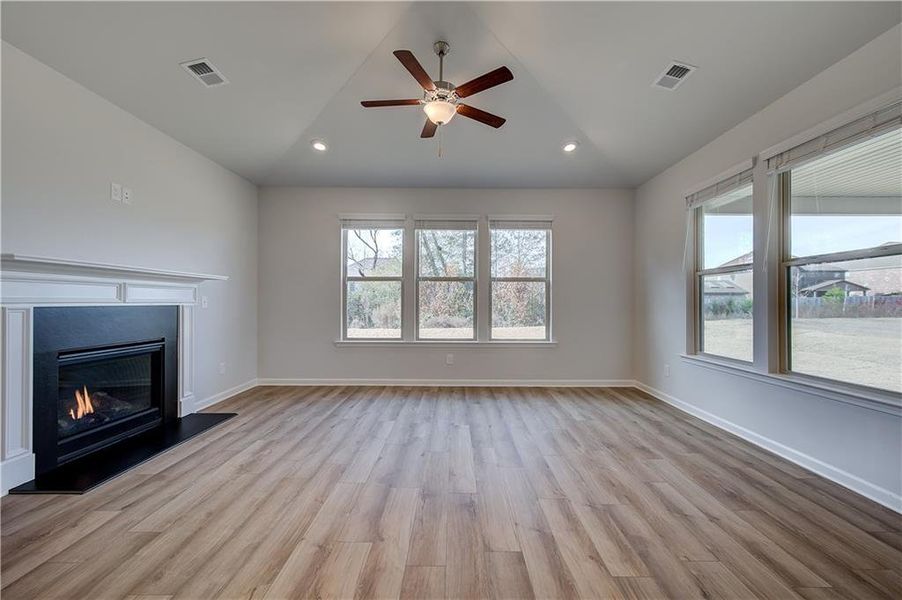 Spacious, unfurnished interior of a new home in Cambria at Traditions, Hampton (Image 32).