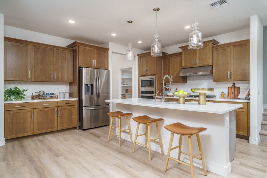 Furnished interior view inside a new home in The Ridge at Sienna Hills, Buckeye (Image 17).