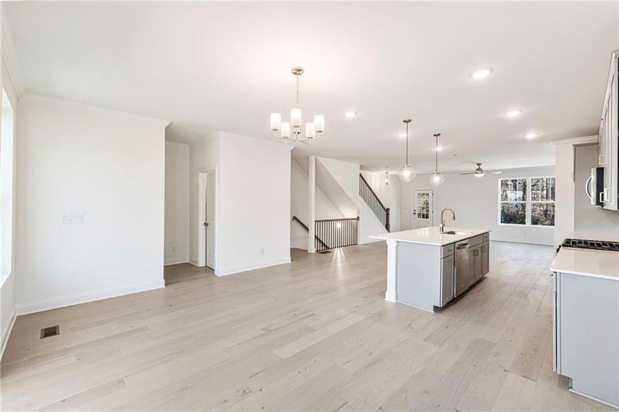 Furnished interior view inside a new home in , Sugar Hill (Image 11).