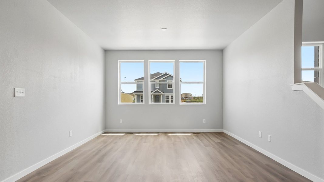 Furnished interior view inside a new home in Windler Townhomes, Aurora (Image 7).