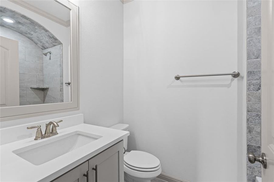 Furnished interior view inside a new home in , Springtown (Image 35).