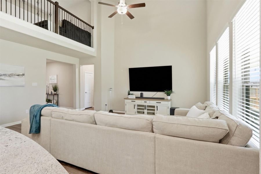 Furnished interior view inside a new home in Deer Trail Estates, Conroe (Image 17).
