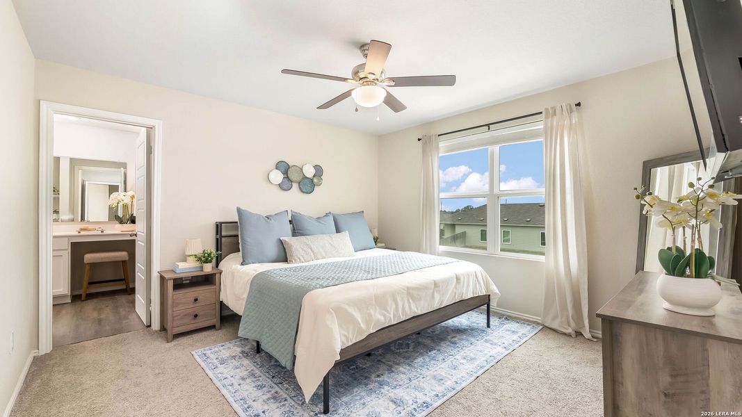 Furnished interior view inside a new home in , Lytle (Image 10).