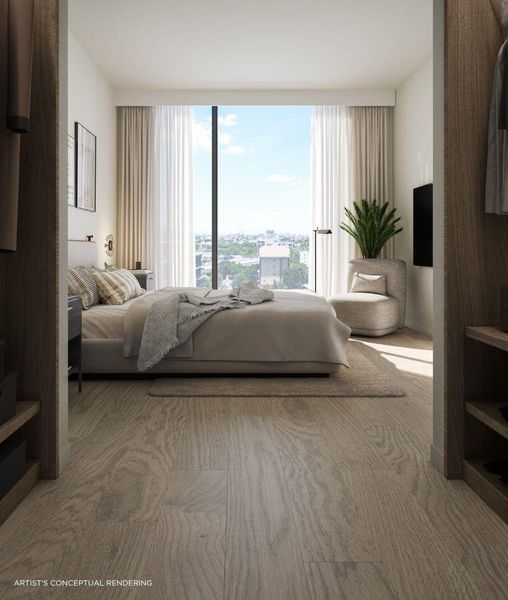 Furnished interior view inside a new home in , Miami (Image 4). Furnished interior view inside a new home in , Miami (Image 4).