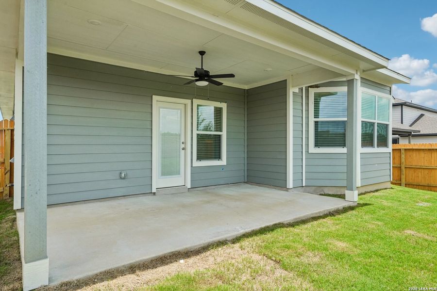 Exterior details and patio area of a home in Stetson Ridge, Marion (Image 3). Exterior details and patio area of a home in Stetson Ridge, Marion (Image 3).
