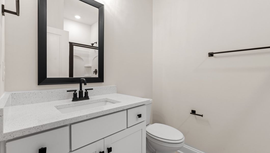 Representative furnished interior of a home built from the ROBINSON by D.R. Horton in Seven Oaks, Greenwood (Image 5).