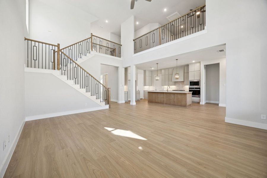 Representative unfurnished interior of a home built from the Kenai by Centre Living Homes in Painted Tree Lakeside, McKinney (Image 18).