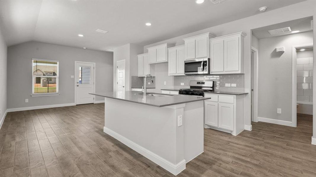 Furnished interior view inside a new home in Monarch at the Meadows, Denton (Image 8).