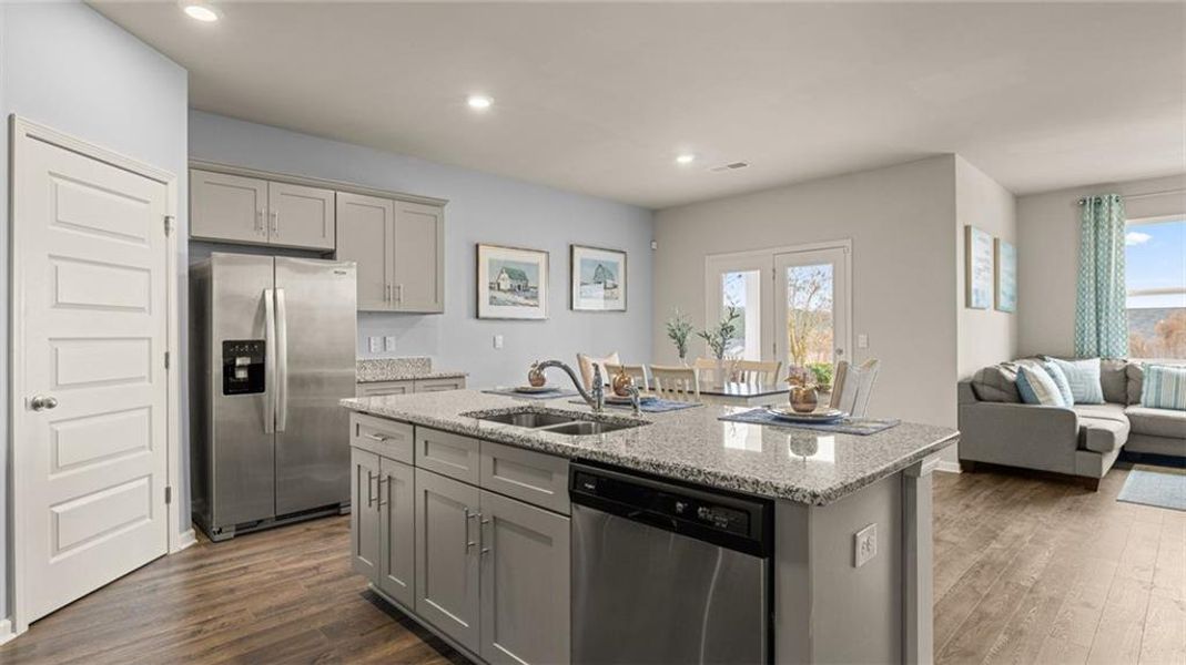 Furnished interior view inside a new home in Jackson Landing, Jefferson (Image 32).