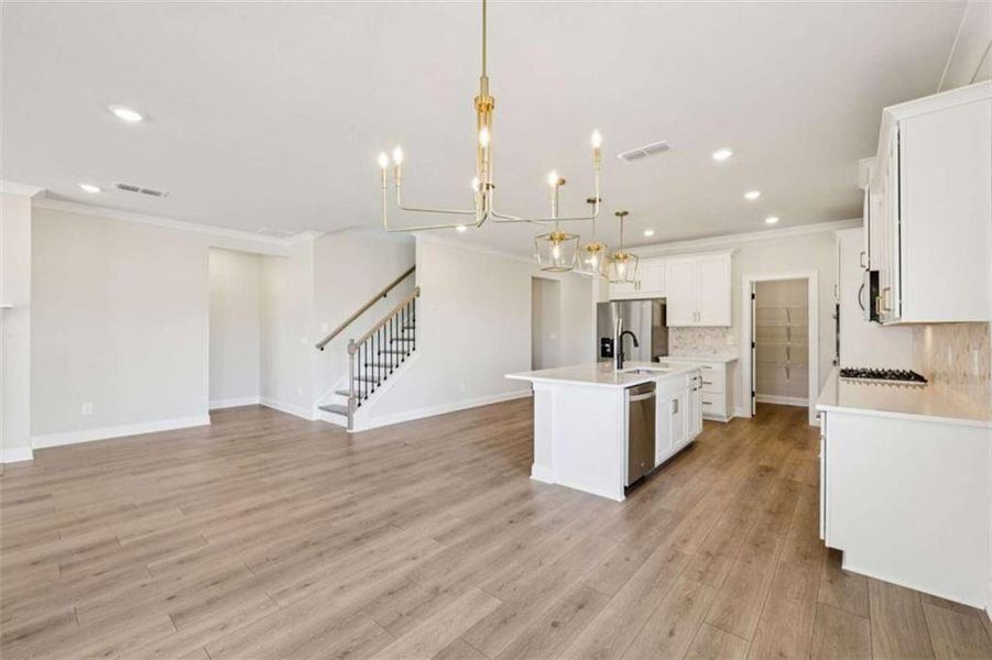 Furnished interior view inside a new home in River Pointe, Monroe (Image 16).