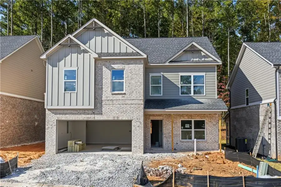 In-progress construction of a new home in , Lawrenceville, GA (Image 6).