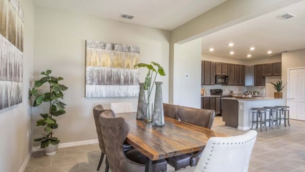Furnished interior view inside a new home in The Reserve At Hammock Oaks, Lady Lake (Image 5).