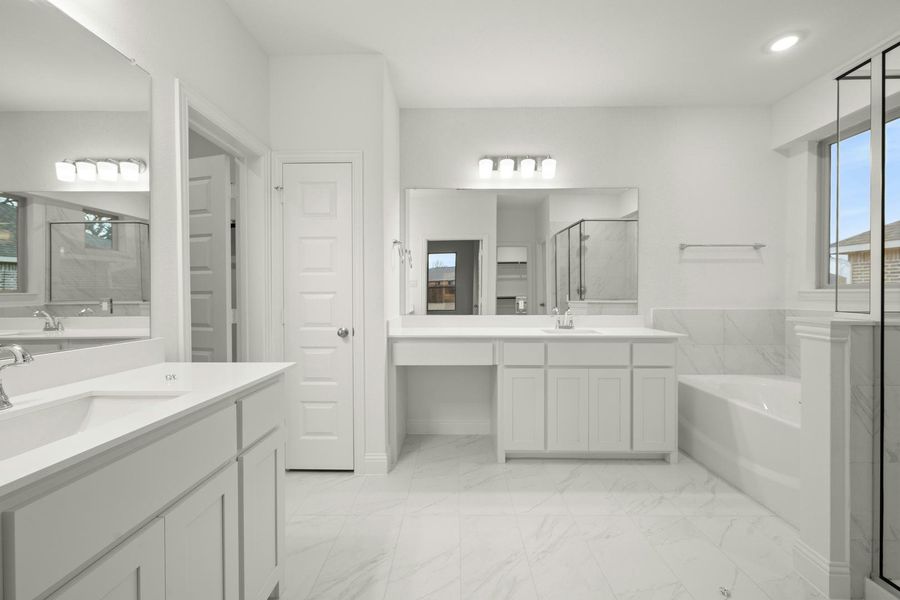 Furnished interior view inside a new home in Stone Eagle, Azle (Image 16).