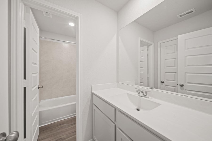 Furnished interior view inside a new home in Bluestem, Brookshire (Image 7).