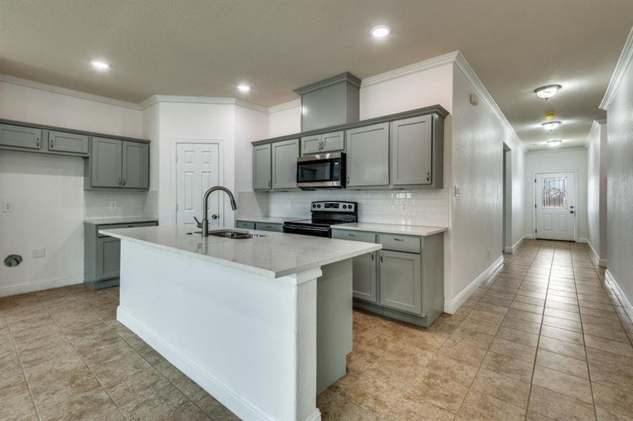 Furnished interior view inside a new home in , Fort Worth (Image 5). Furnished interior view inside a new home in , Fort Worth (Image 5).