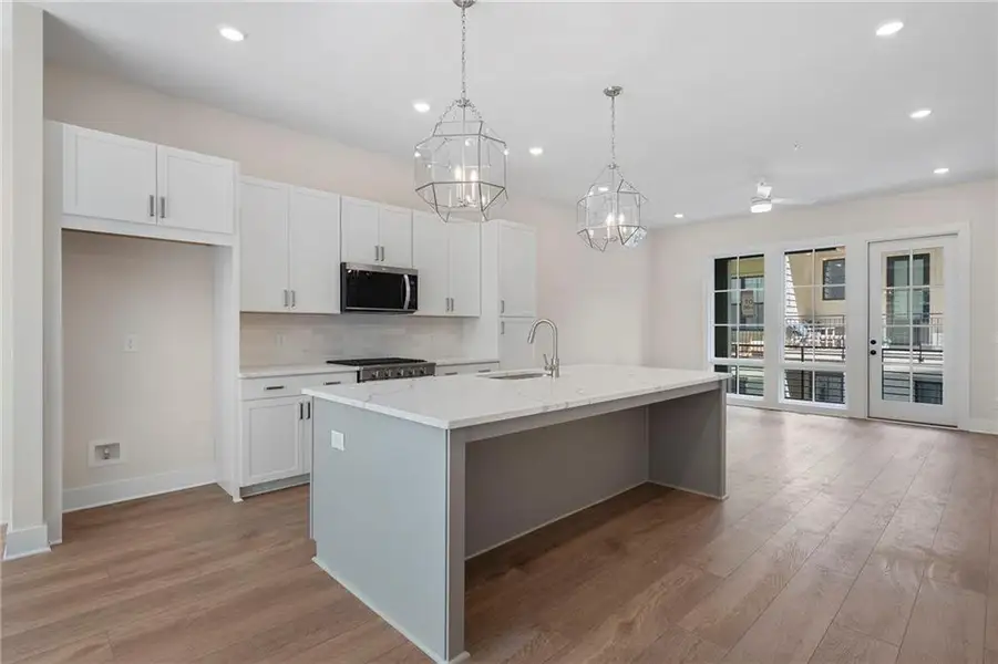 Furnished interior view inside a new home in , Atlanta (Image 5).