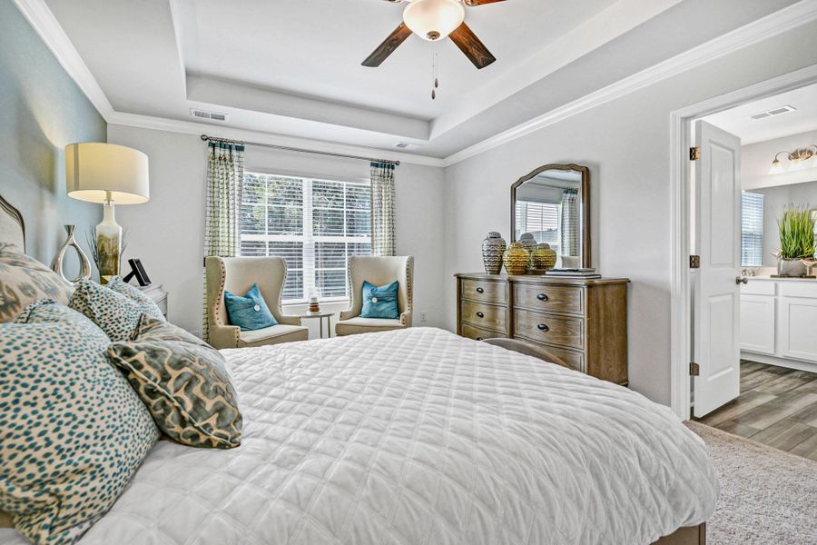 Furnished interior view inside a new home in Central Creek, Goose Creek (Image 43).