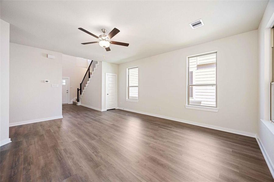 Spacious, unfurnished interior of a new home in Tejas Village, Beasley (Image 12). Spacious, unfurnished interior of a new home in Tejas Village, Beasley (Image 12).