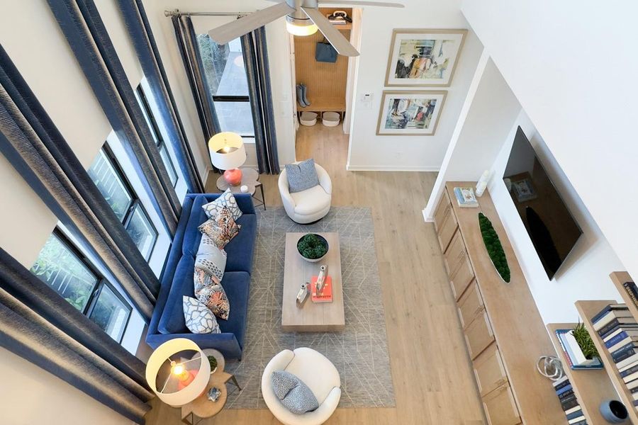 Furnished interior view inside a new home in Indigo, Richmond (Image 13).
