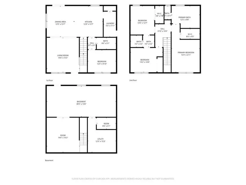 2D floor plan layout of this home in , Atlanta, GA (Image 4).