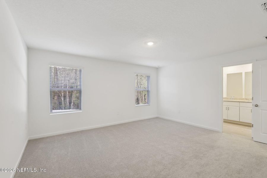 Spacious, unfurnished interior of a new home in Cypress Meadows - The Villas, Jacksonville (Image 23).