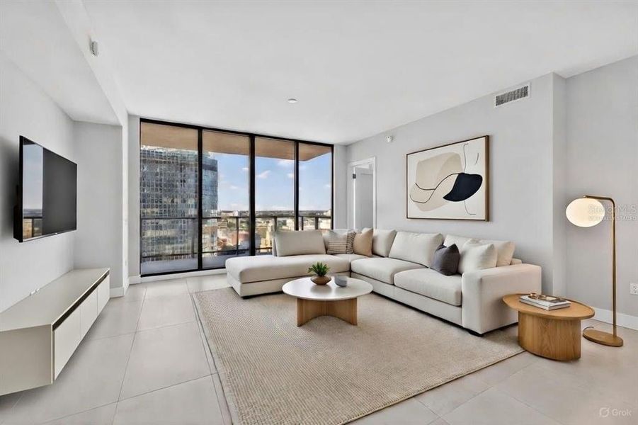 Furnished interior view inside a new home in , St. Petersburg (Image 15).