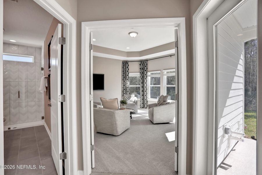 Furnished interior view inside a new home in , Green Cove Springs (Image 29). Furnished interior view inside a new home in , Green Cove Springs (Image 29).