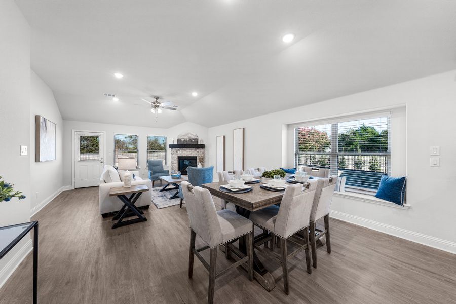 Furnished interior view inside a new home in Fox Landing, Caddo Mills (Image 9).