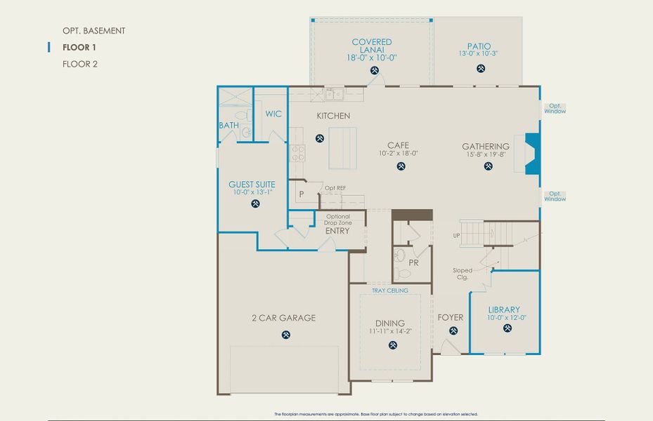 Riverton Floor Plan, Quick Move-In Home, Floor 1