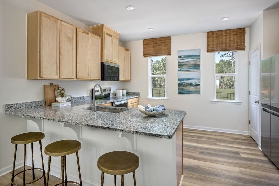 Representative furnished interior of a home built from the 1466 Modeled by KB Home in Biltmore, Raleigh (Image 7). Representative furnished interior of a home built from the 1466 Modeled by KB Home in Biltmore, Raleigh (Image 7).