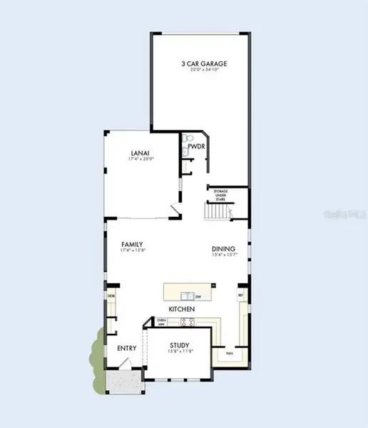 2D floor plan layout of this home in , Clermont, FL (Image 2). 2D floor plan layout of this home in , Clermont, FL (Image 2).