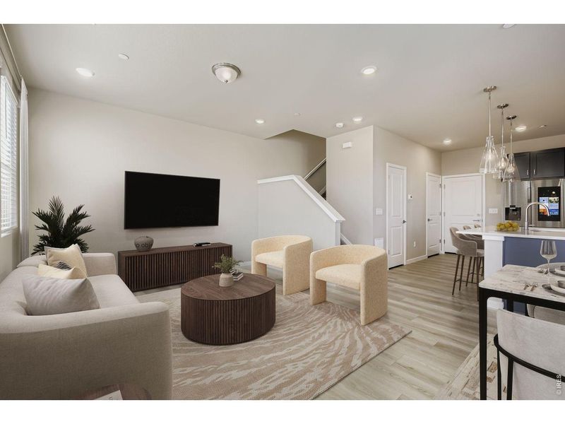 Furnished interior view inside a new home in , Fort Collins (Image 10).