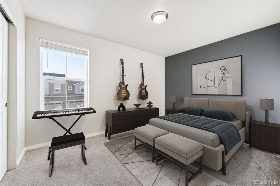 Furnished interior view inside a new home in Parkdale: Paired Homes, Erie (Image 18).