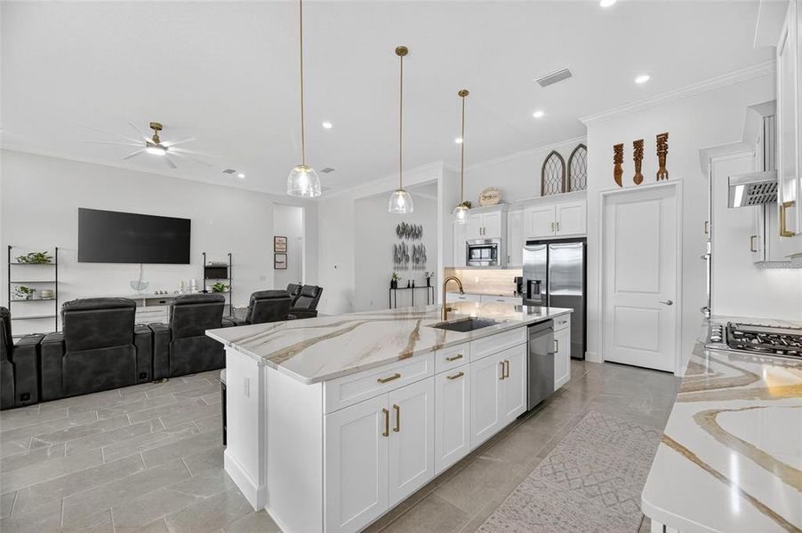 Furnished interior view inside a new home in , Apollo Beach (Image 3).