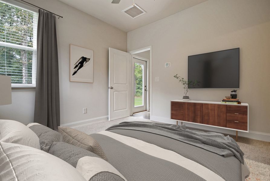 Adger Master Bedroom Furnished