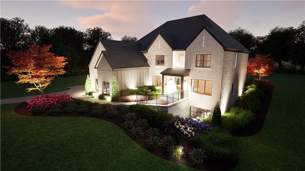 Front exterior of a new home in , Atlanta, GA, highlighting curb appeal (Image 10). Front exterior of a new home in , Atlanta, GA, highlighting curb appeal (Image 10).