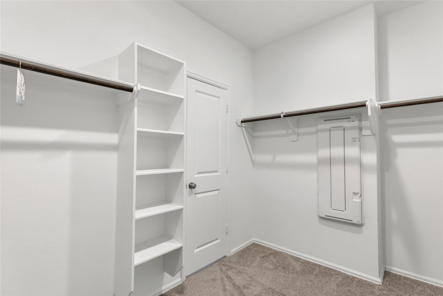 Primary closet Primary closet