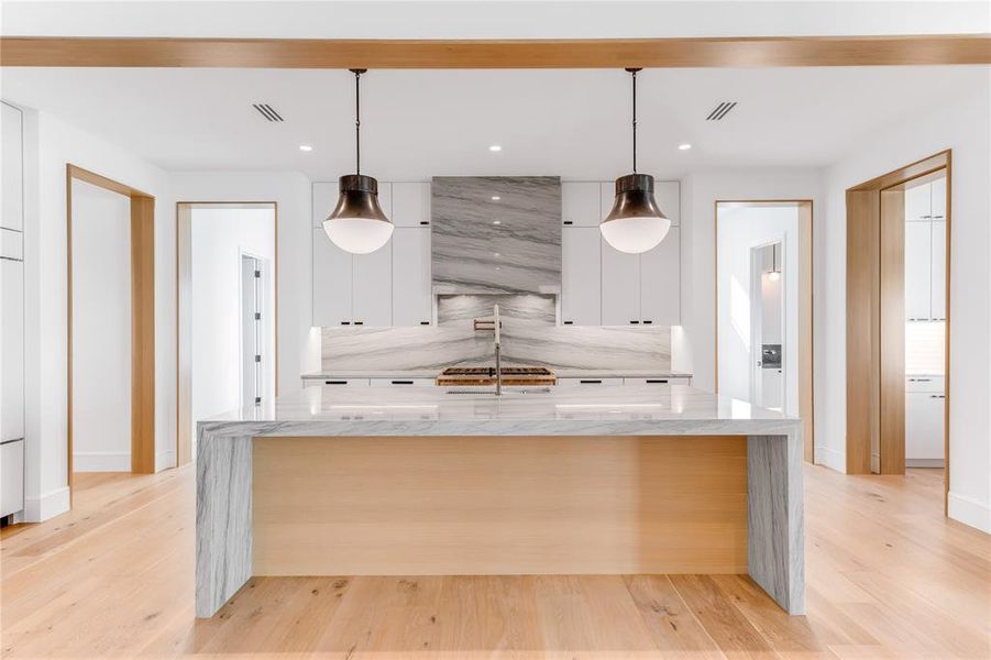 Furnished interior view inside a new home in , Dallas (Image 6).