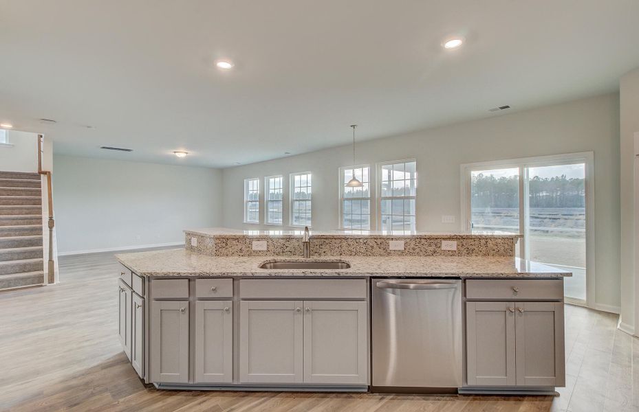 Furnished interior view inside a new home in Sweetgrass at Summers Corner, Summerville (Image 6).