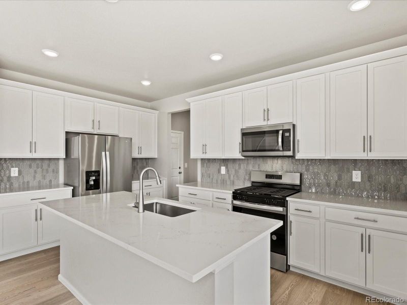 Furnished interior view inside a new home in Revere at Johnstown, Johnstown (Image 6). Furnished interior view inside a new home in Revere at Johnstown, Johnstown (Image 6).