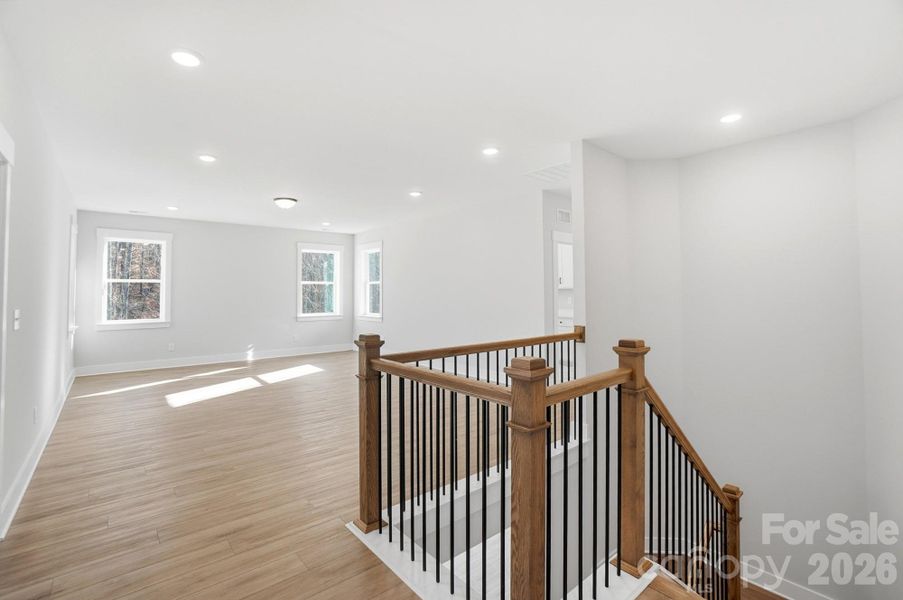 Upstairs loft with EVP flooring