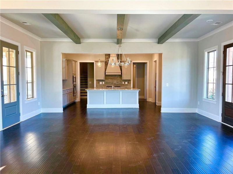 Spacious, unfurnished interior of a new home in Trove, Watkinsville (Image 9).