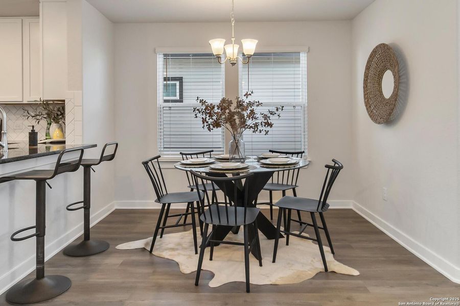Furnished interior view inside a new home in Katzer Ranch, Converse (Image 8). Furnished interior view inside a new home in Katzer Ranch, Converse (Image 8).