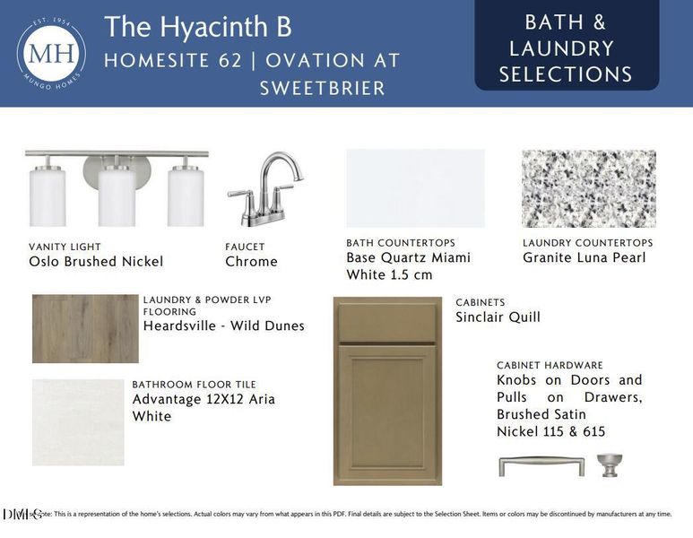 OVS 62 Second Bath and Laundry selection OVS 62 Second Bath and Laundry selection