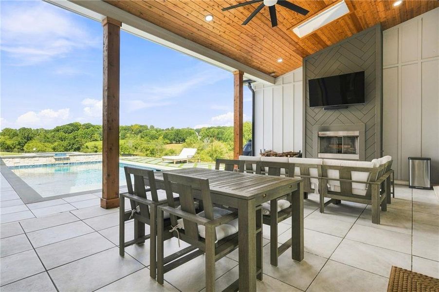 Exterior details and patio area of a home in , Cumming (Image 19). Exterior details and patio area of a home in , Cumming (Image 19).