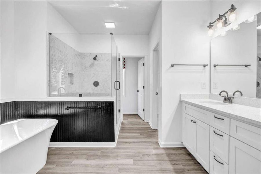 Furnished interior view inside a new home in , Fayetteville (Image 6).